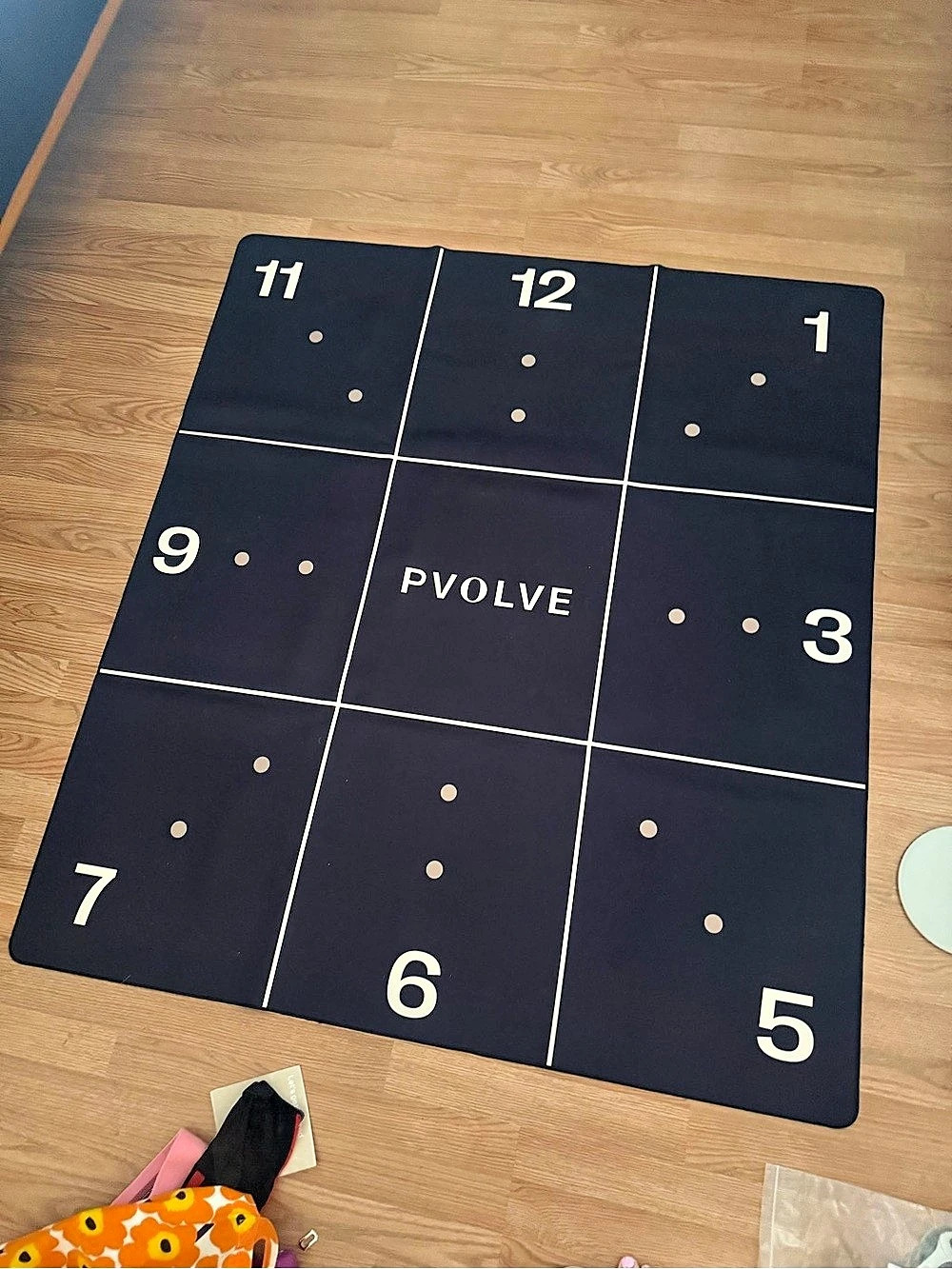 PVOLVE workout mat, pball, pband, p3 trainer